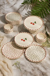 Hermia MCH000777739 Juego de Desayuno Cerámica 11 Piezas Apto Lavavajillas